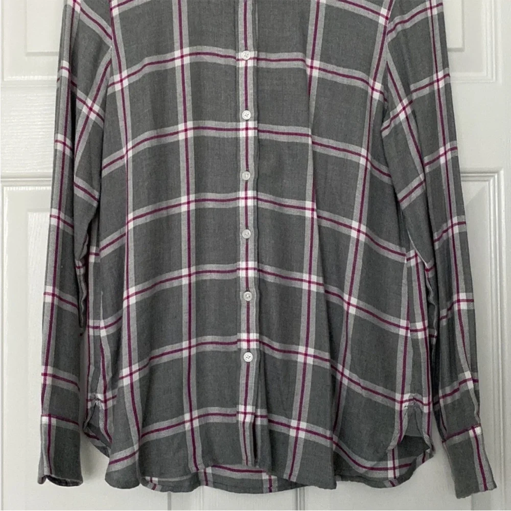 NWOT Banana Republic Dillion Classic Fit Flannel Shirt XS - Picture 7 of 11